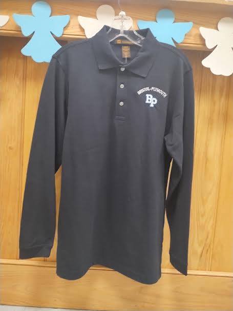 BP Men’s Black Long Sleeve Polo