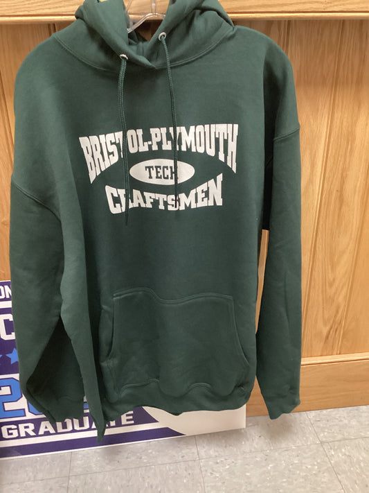 BP Tech Dark Green Hoodie
