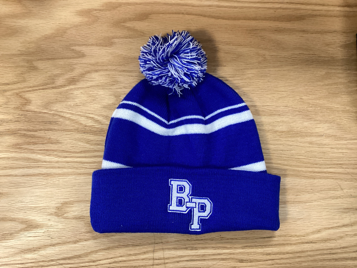 Blue/White Beanie