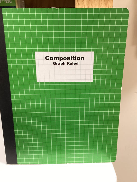 Composition Graph Ruled Notebook