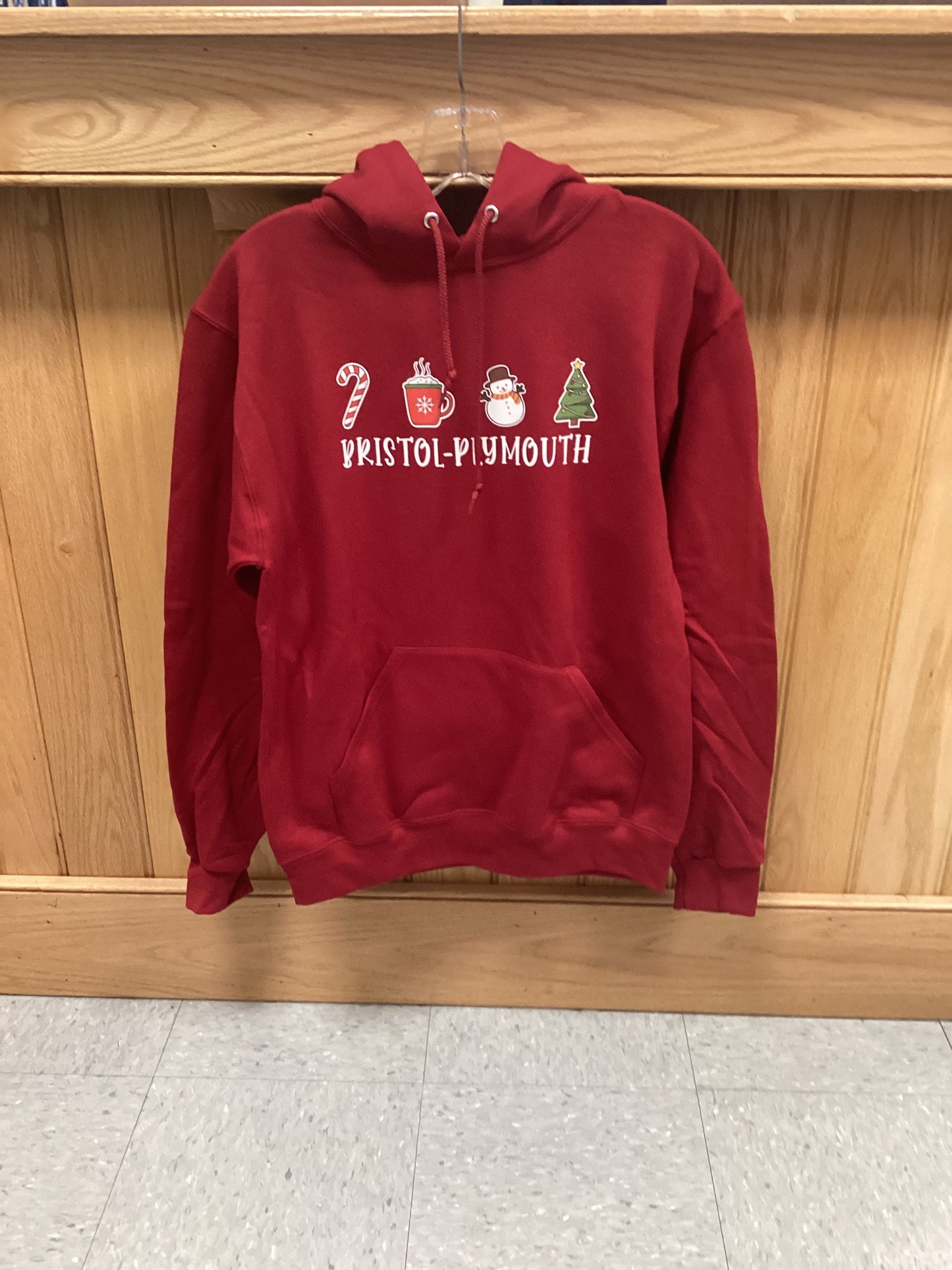 Holiday Cranberry Bristol Plymouth Hoodie