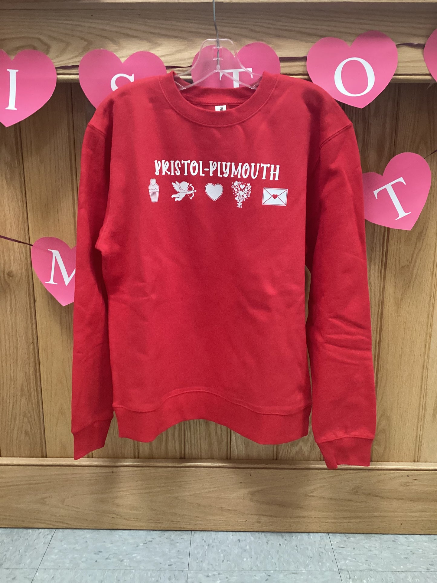 Valentine Red B-P Crewneck