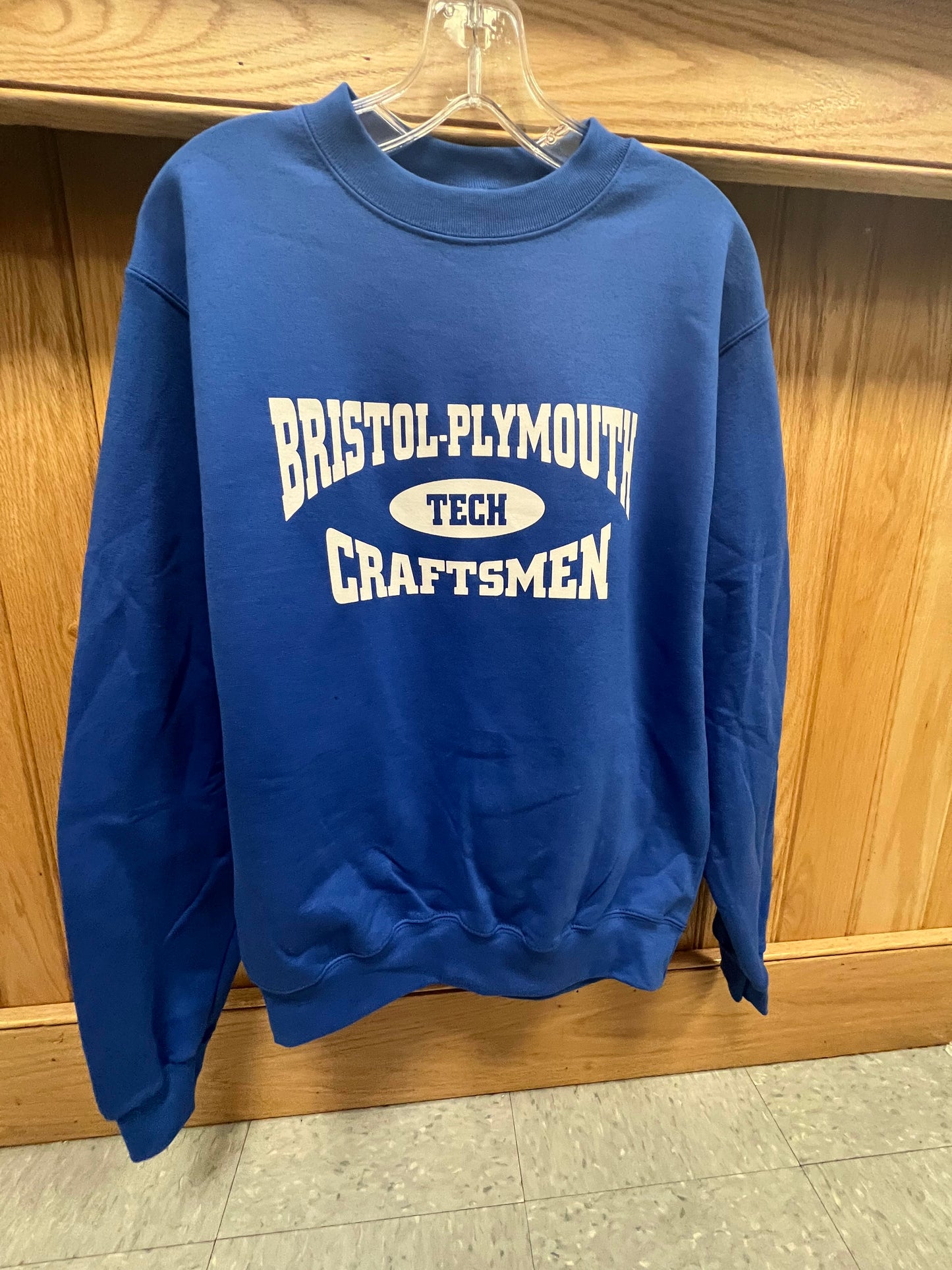 BP Tech Royal Blue Champion Crewneck