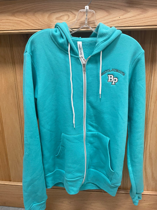 BP Teal Full-Zip Sweatshirt