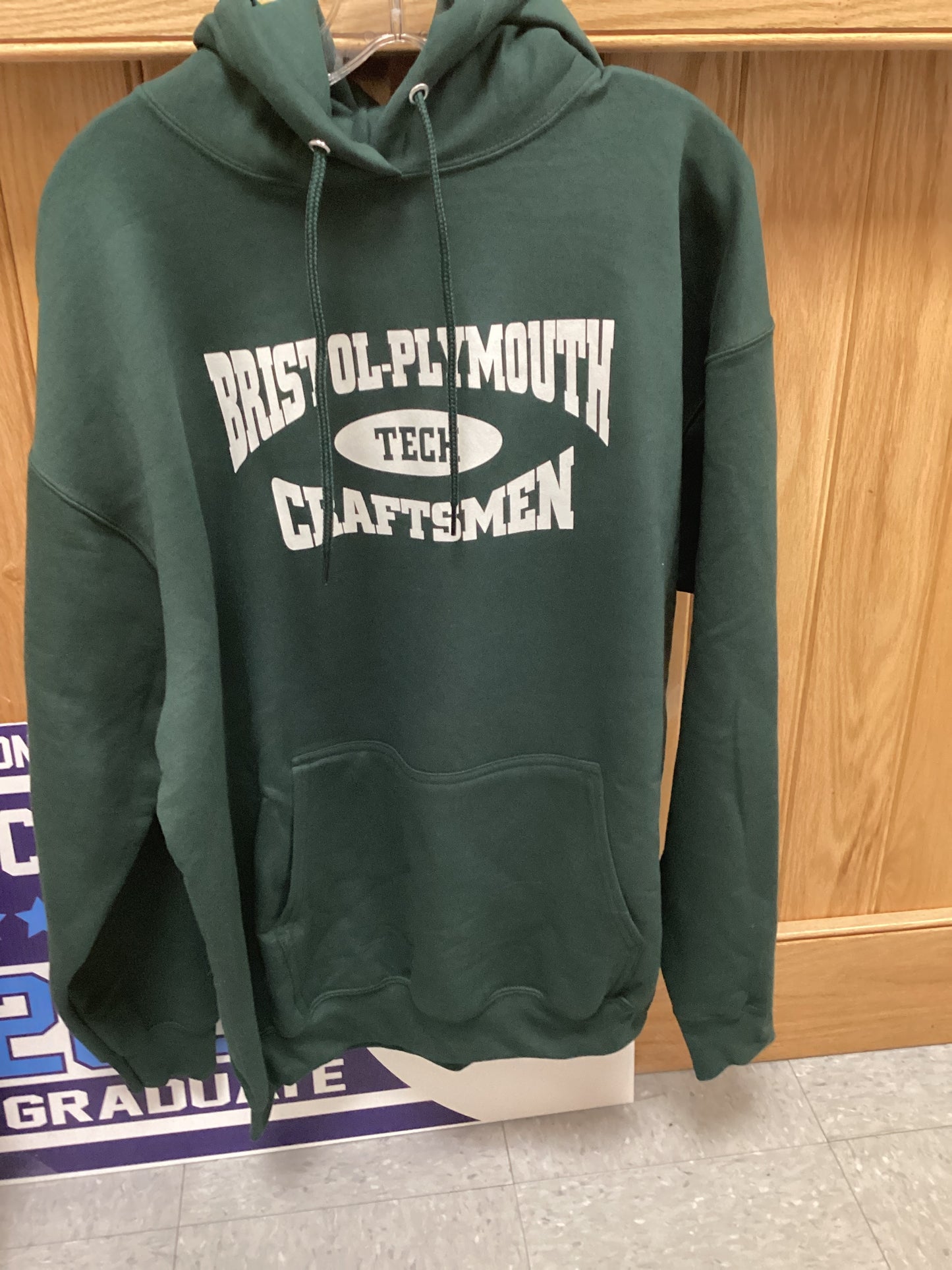 BP Tech Dark Green Hoodie