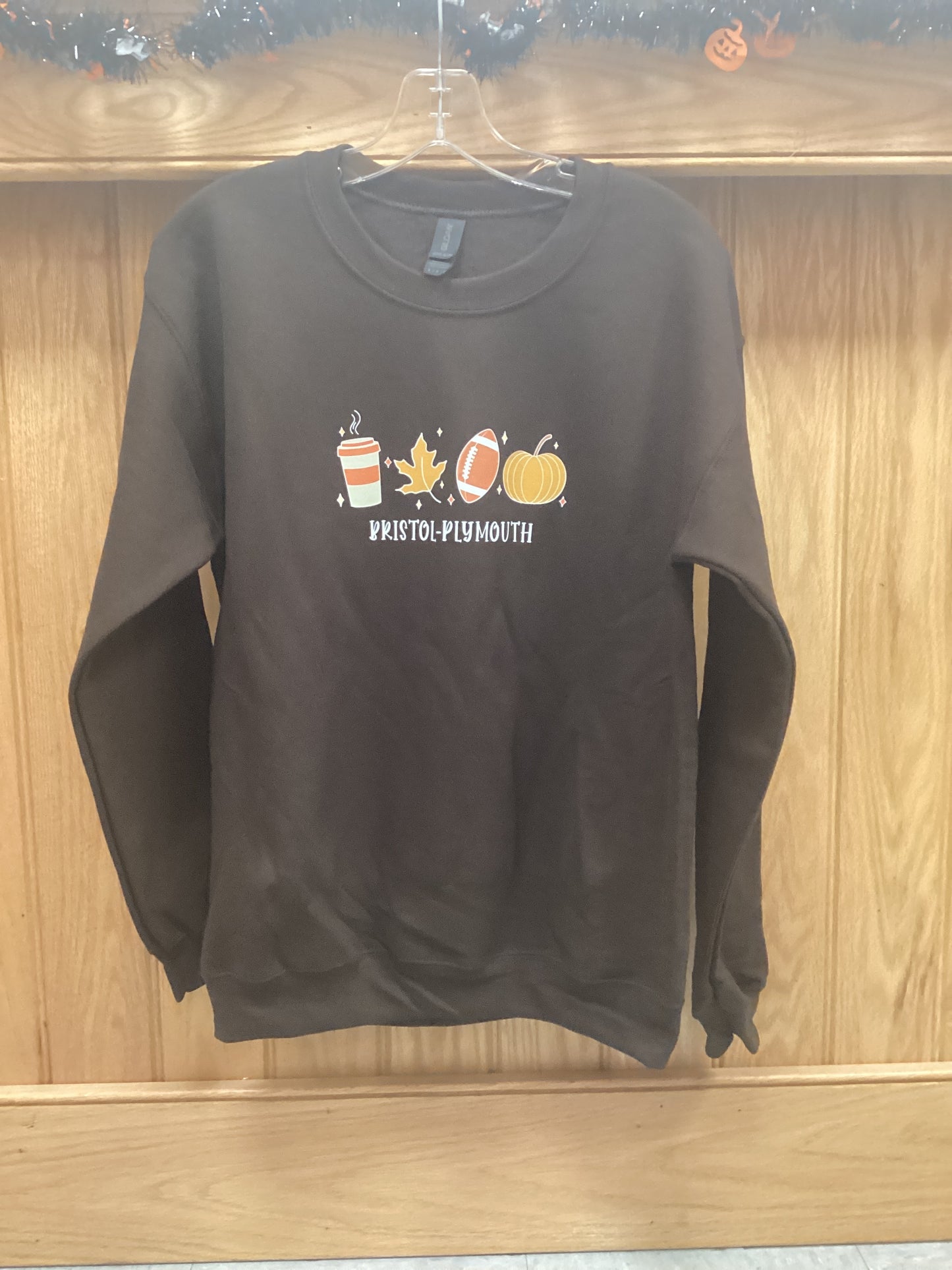 Fall Dark Chocolate Crewneck