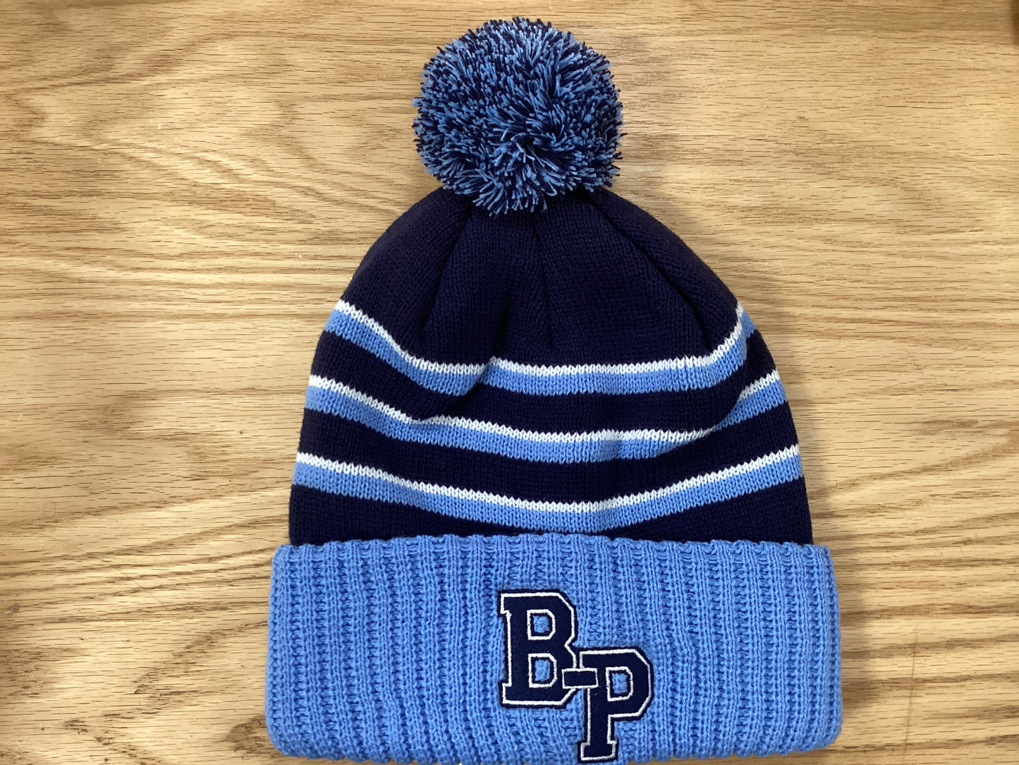 Royal/White Beanie