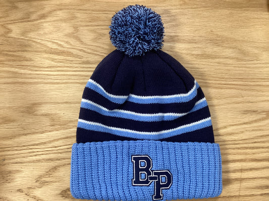 Royal/White Beanie