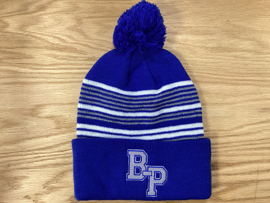 Navy/Columbia Blue Beanie