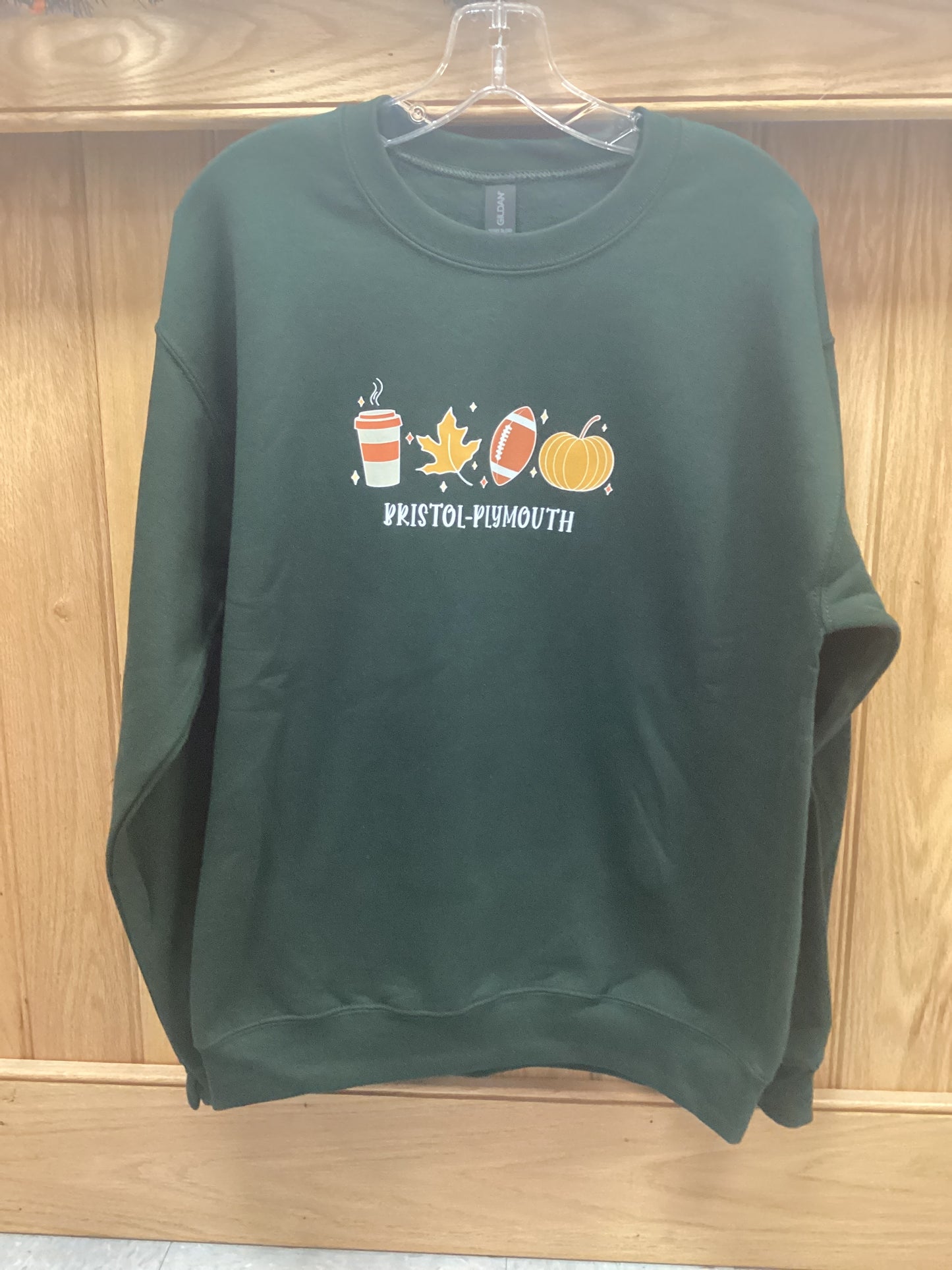 Forest Green Fall BP Crewneck