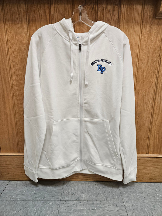 White Fleece Full Zip