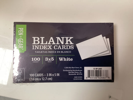Index Cards