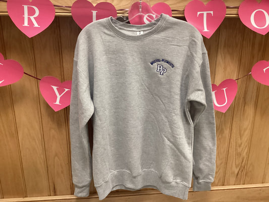 Heather Grey B-P Crewneck