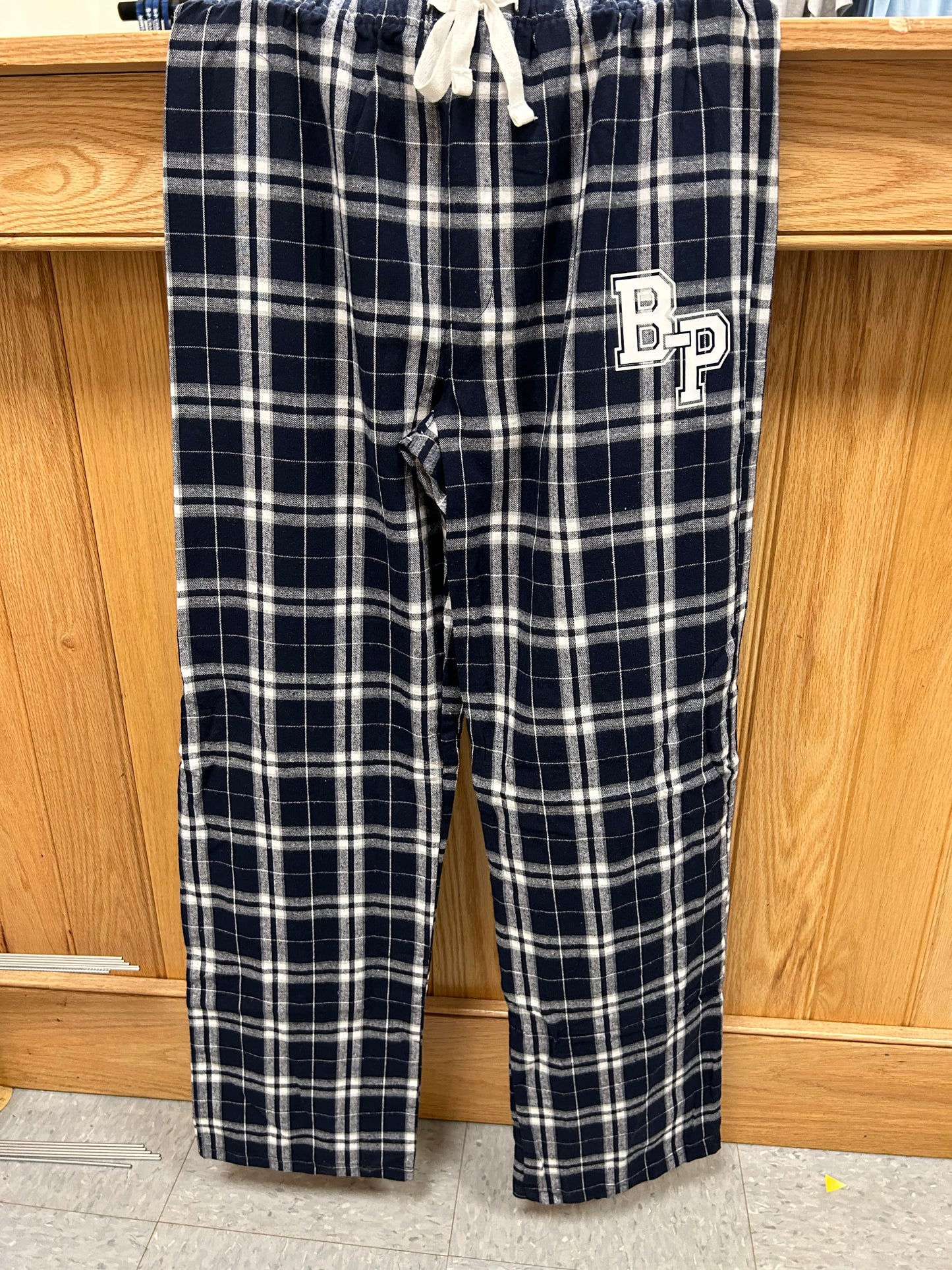 Navy Plaid Pajama Pants